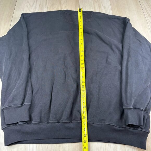 Unless Collective Mens Black Long Sleeve Crew Neck Pullover Sweatshirt Size XXL - Picture 7 of 8